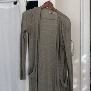 Free people gray cardigan